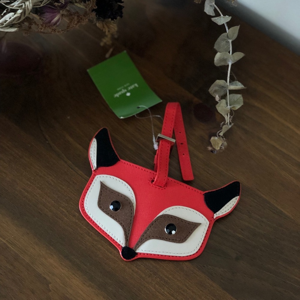Kate Spade Blaze a Trail Fox Luggage Tag